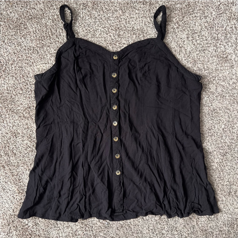 Black tank top